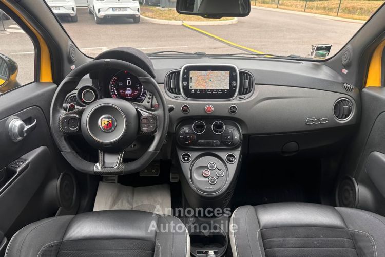 Abarth 500 1.4 T-Jet 180ch 595 Competizione BVA 2ème main Française Entretien Pack Performance Toit Ouvrant Baquets Sabelt Beats UConnect 7 + CarPlay Carbone JA  - <small></small> 19.990 € <small>TTC</small> - #2