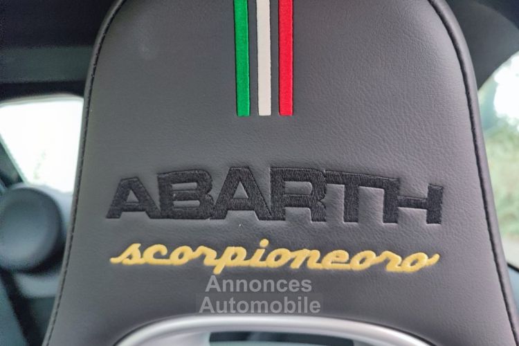 Abarth 500 1.4 Turbo T-Jet 165ch 595 Scorpioneoro (CarPlay, Régulateur, Radars) - <small></small> 18.490 € <small>TTC</small> - #37