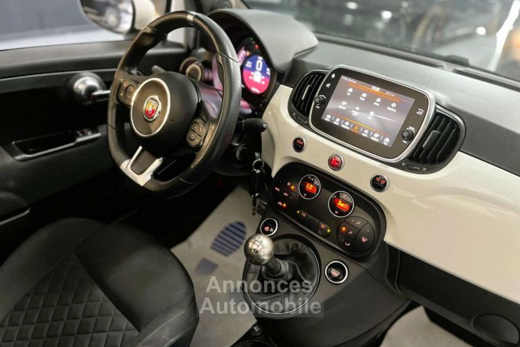 Abarth 500 Fiat 1.3 CABRIO-595-CLIMTRONIC-CAR PLAY-150CV-RADAR-EU6 - <small></small> 16.990 € <small>TTC</small> - #6