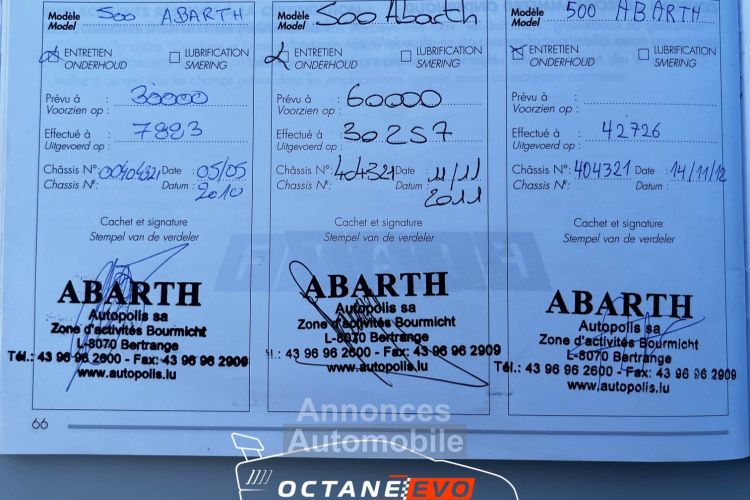 Abarth 500 Flexfuel éthanol - <small></small> 10.499 € <small>TTC</small> - #35