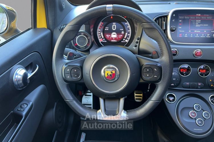 Abarth 500 TURISMO 165 CH 1 ERE MAIN SUIVI FIAT TOIT OUVRANT CARPLAY RADAR ANTI COLISION GARANTIE 12 MOIS - <small></small> 17.990 € <small>TTC</small> - #12