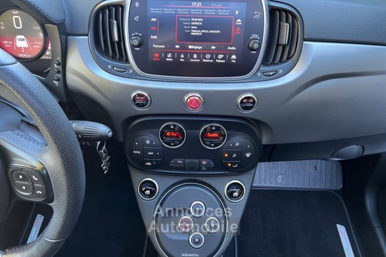 Abarth 500 TURISMO 165 CH 1 ERE MAIN SUIVI FIAT TOIT OUVRANT CARPLAY RADAR ANTI COLISION GARANTIE 12 MOIS - <small></small> 17.990 € <small>TTC</small> - #13