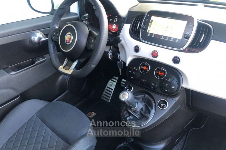 Abarth 595 1.4 T-Jet 136cv Sport (Navi Clim CarPlay Toit Ouv) - <small></small> 15.800 € <small>TTC</small> - #21