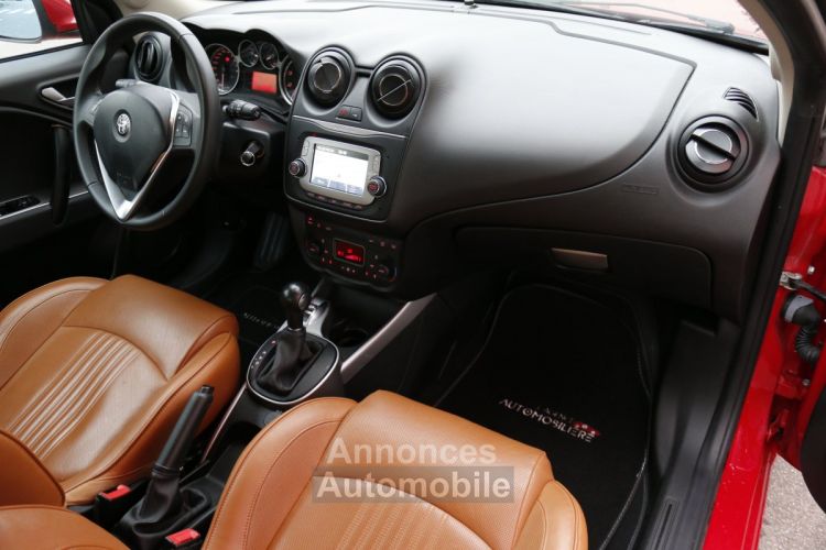 Alfa Romeo Mito 1.4 TB MultiAir 140 Lusso BVA (Distribution à jour, GPS, BT, Cuir) - <small></small> 11.990 € <small>TTC</small> - #9