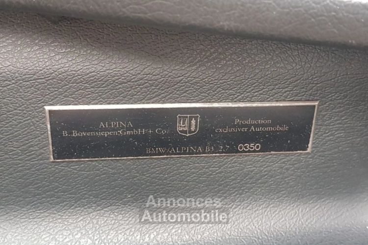 Alpina B3 1990 2.7 Cabrio #Nr. 350# - <small></small> 50.990 € <small>TTC</small> - #12