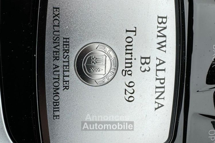 Alpina B3 BMW Alpina B3 Touring 492 – ORIGINE France – Ecotaxe Payée - <small></small> 149.000 € <small>TTC</small> - #9