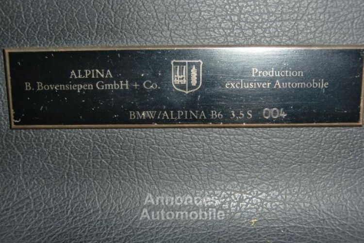 Alpina B6 M3 3.5 S - Prix sur Demande - #11