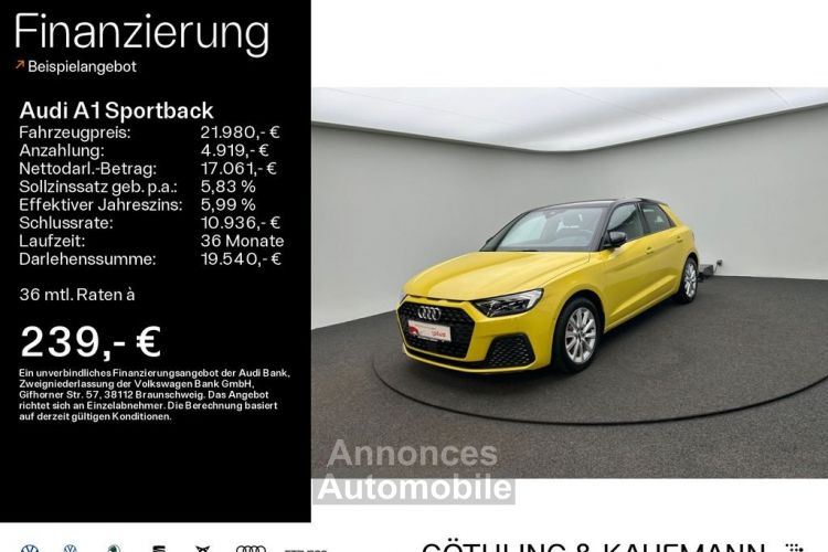 Audi A1 Sportback 30 TFSI S line S tro LED  - <small></small> 21.980 € <small>TTC</small> - #1