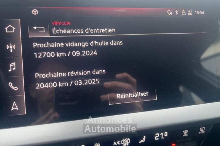 Audi A3 1.0 30 TFSI HYBRID 110ch DESIGN S-TRONIC BVA ATTELAGE COFFRE ELECTRIQUE CARPLAY SANS FI... - <small></small> 27.989 € <small>TTC</small> - #18