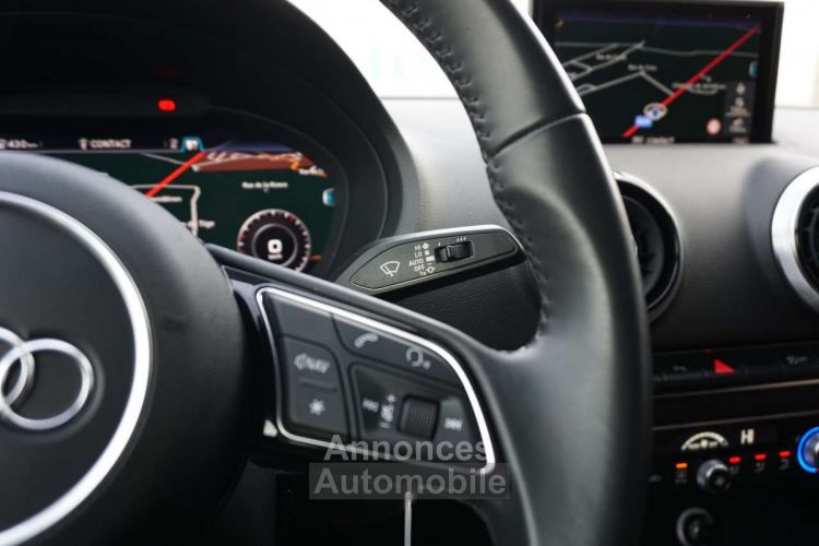 Audi A3 1.5 TFSI S-LINE COCKPIT NAVI XENON 1ER MAIN CARNET - <small></small> 20.990 € <small>TTC</small> - #17