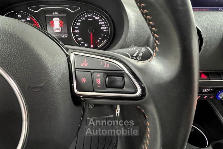 Audi A3 1.8 TFSI 180 AMBIENTE S-TRONIC BVA 7 + S line Ext - <small></small> 14.990 € <small>TTC</small> - #17