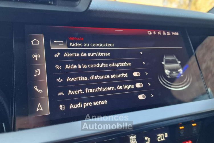 Audi A3 35 TDi S-LINE S-TRONIC COCKPIT DYNAMIC CARNET FULL - <small></small> 29.990 € <small>TTC</small> - #25