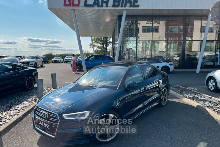 Audi A3 Berline 150ch S line Toit Ouvrant Caméra Virtual Cockpit Volant Méplat LED 18P Garantie 6 ans 405-mois - <small></small> 26.981 € <small>TTC</small> - #1