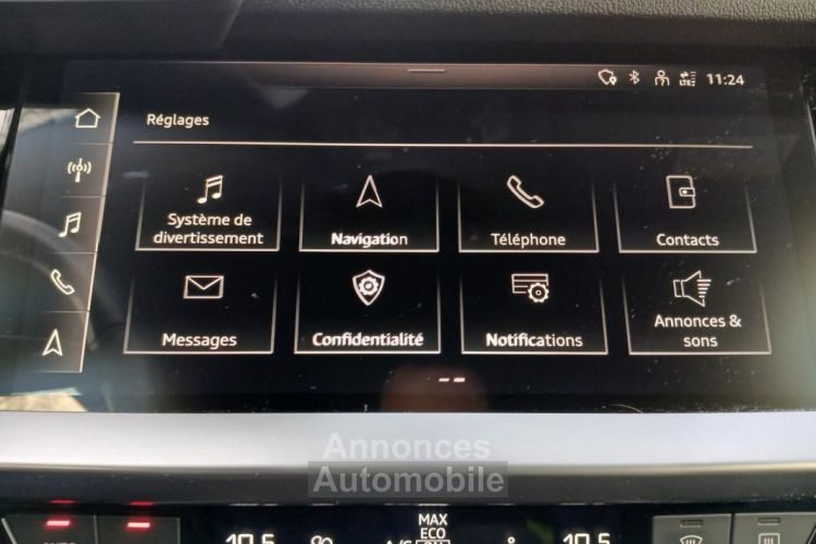 Audi A3 Berline 30 2.0 TDI 115ch S-TRONIC +4 Roues Hiver Attelage démontable Sièges AV Chauffants - <small></small> 27.990 € <small>TTC</small> - #19