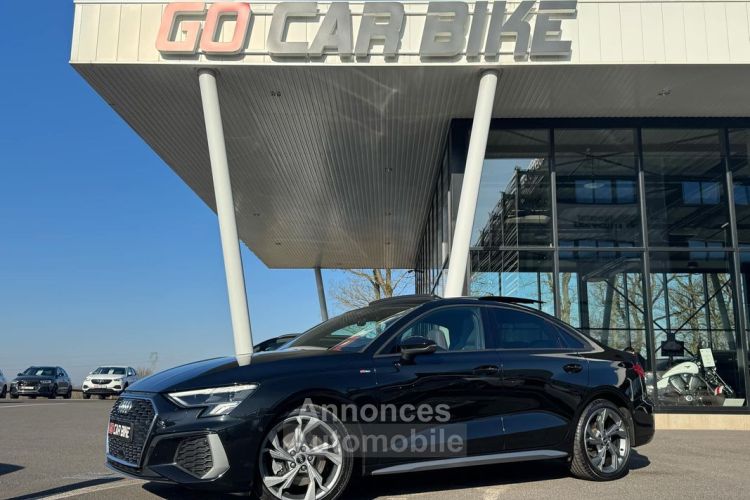 Audi A3 Berline S-Line 150CH S-Tronic Garantie 6 ans Toit ouvrant Camera de recul Affichage tête haute Apple CarPlay GPS 18P 429-mois - <small></small> 33.990 € <small>TTC</small> - #1