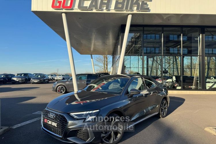 Audi A3 Berline TFSI 150 S LINE S-tronic Garantie 6 ans Virtual Cockpit Apple Carplay Caméra Régulateur Adaptatif 435-mois - <small></small> 29.990 € <small>TTC</small> - #1