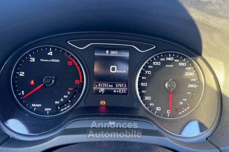 Audi A3 Cabriolet 1.6 TDI - 116 8V Sport Gps + Radar AV/AR - <small></small> 19.990 € <small>TTC</small> - #25