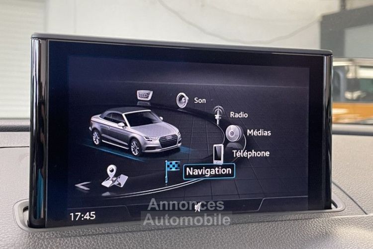 Audi A3 Cabriolet 2.0 TDI 184 CH S-LINE QUATTRO S-TRONIC B&O CAMERA SIEGES CHAUFF CARPLAY - <small></small> 29.990 € <small></small> - #11