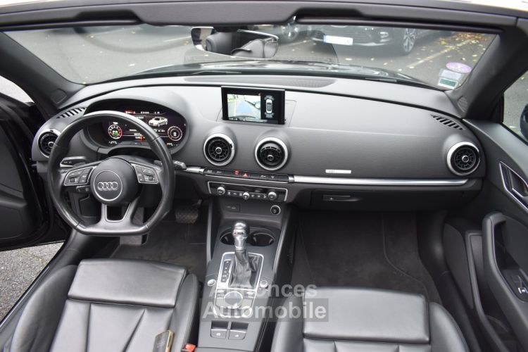 Audi A3 Cabriolet DESIGN LUXE Phase 2 (8V) 2.0 TFSi  S-Tronic7 190 cv ENTRETIEN EXCLUSIF - <small></small> 31.790 € <small>TTC</small> - #10