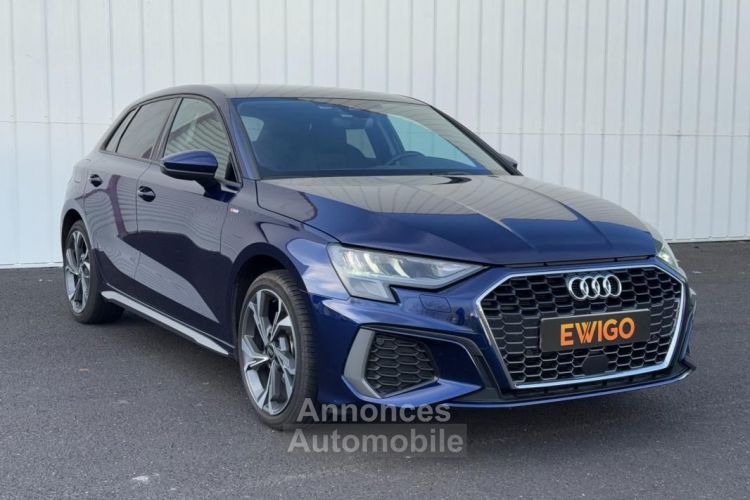 Audi A3 Sportback 1.5 35 TFSI 150CH S-LINE HYBRID MHEV BLEU NAVARRE - <small></small> 31.490 € <small>TTC</small> - #2