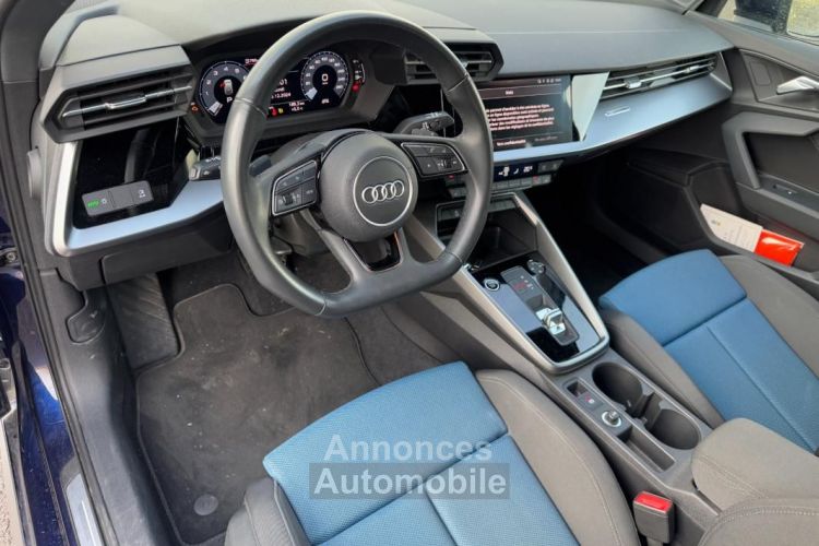 Audi A3 Sportback 1.5 35 TFSI 150CH S-LINE HYBRID MHEV BLEU NAVARRE - <small></small> 31.490 € <small>TTC</small> - #10