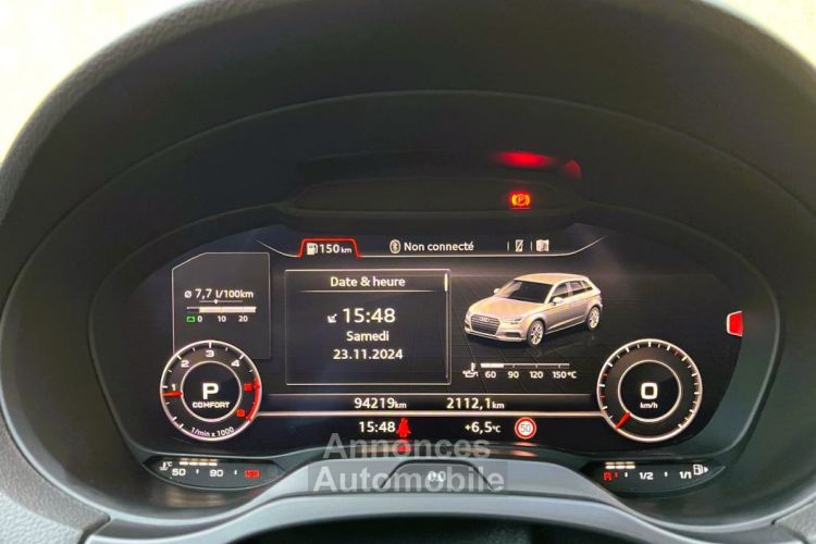 Audi A3 Sportback 1.6 TDI 116 SPORT S TRONIC 7 *TO, ACC, Sièges chauf., Keyless* - <small></small> 20.990 € <small>TTC</small> - #11