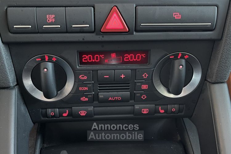 Audi A3 Sportback 1,8 160 TYPE AMBITION PACK ELECTRIQUE PARK PILOT FAUX HALOGENE RADIO CD CLIM AUTO TRES - <small></small> 9.990 € <small>TTC</small> - #8