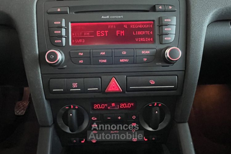 Audi A3 Sportback 1,8 160 TYPE AMBITION PACK ELECTRIQUE PARK PILOT FAUX HALOGENE RADIO CD CLIM AUTO TRES - <small></small> 9.990 € <small>TTC</small> - #14