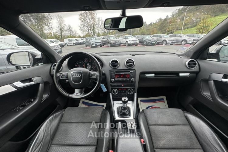 Audi A3 Sportback 2.0 TDI - 140 S line + Clim - <small></small> 14.990 € <small>TTC</small> - #16