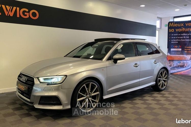 Audi A3 Sportback 2.0 TDI 150 S-LINE S-TRONIC BVA + APPLE CARPLAY - <small></small> 20.990 € <small>TTC</small> - #1