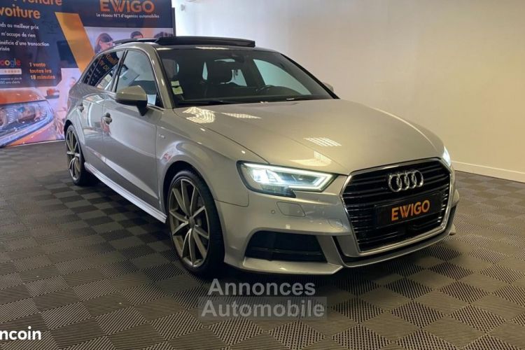 Audi A3 Sportback 2.0 TDI 150 S-LINE S-TRONIC BVA + APPLE CARPLAY - <small></small> 20.990 € <small>TTC</small> - #7