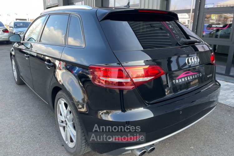 Audi A3 Sportback 2.0 tfsi 190 s tronic 7 quattro avec gps regulateur de vitesse climatisation auto sieges chauffant radar arriere - <small></small> 23.990 € <small>TTC</small> - #2