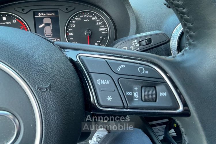 Audi A3 Sportback 2.0 tfsi 190 s tronic 7 quattro avec gps regulateur de vitesse climatisation auto sieges chauffant radar arriere - <small></small> 23.990 € <small>TTC</small> - #15