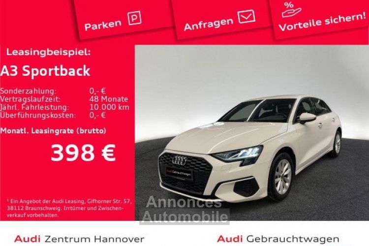 Audi A3 Sportback 30 TDI Kamera LED virtual  - <small></small> 25.450 € <small>TTC</small> - #2