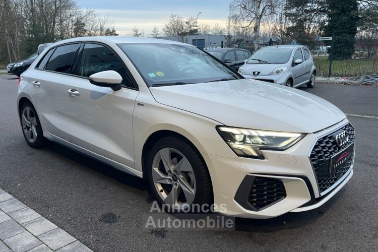 Audi A3 Sportback 35 tdi 150 ch s-tronic7 s line avec carplay virtual cockpit ges chauffants . regulateur adaptatif mains libres - <small></small> 33.990 € <small>TTC</small> - #3