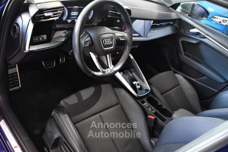 Audi A3 Sportback 35 TDI 150 S-Line S-Tronic GPS Virtual ACC Parc Assist Semi Cuir Pré Sense Lane JA 19 - <small></small> 32.990 € <small>TTC</small> - #12