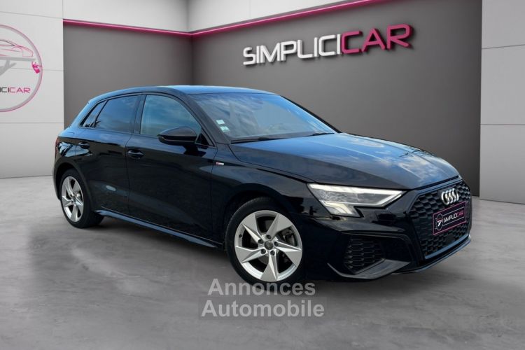 Audi A3 Sportback 35 TDI 150 S tronic 7 S Line 1 ERE MAIN SUIVI CARPLAY SIÈGES ELECS CHAUFFANTS CAM RECUL GARANTIE 12 MOIS - <small></small> 27.490 € <small>TTC</small> - #1