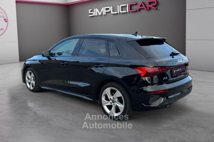 Audi A3 Sportback 35 TDI 150 S tronic 7 S Line 1 ERE MAIN SUIVI CARPLAY SIÈGES ELECS CHAUFFANTS CAM RECUL GARANTIE 12 MOIS - <small></small> 27.490 € <small>TTC</small> - #8