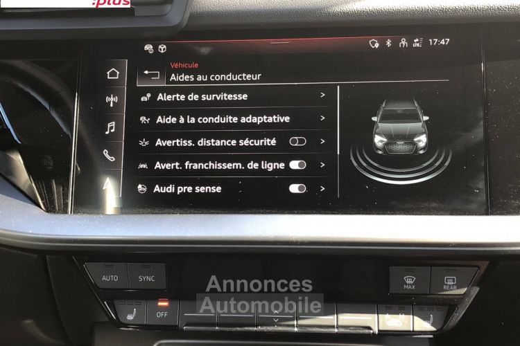 Audi A3 Sportback 35 TFSI Mild Hybrid 150 S tronic 7 Design Luxe - <small></small> 29.790 € <small>TTC</small> - #17