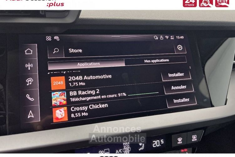 Audi A3 Sportback 40 TFSI e Hybride rechargeable 204 S tronic 6 S line - <small></small> 54.990 € <small>TTC</small> - #18