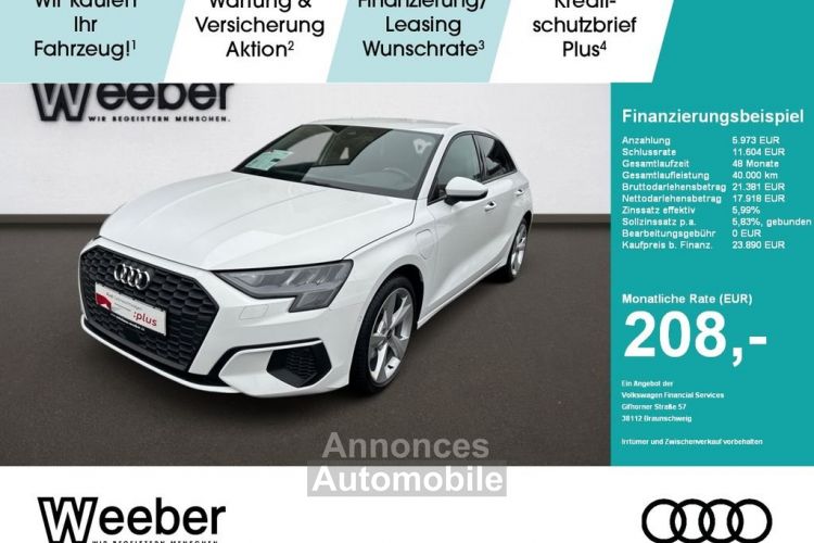 Audi A3 Sportback 40 TFSI e Navi Kamera PDC  - <small></small> 22.490 € <small>TTC</small> - #1