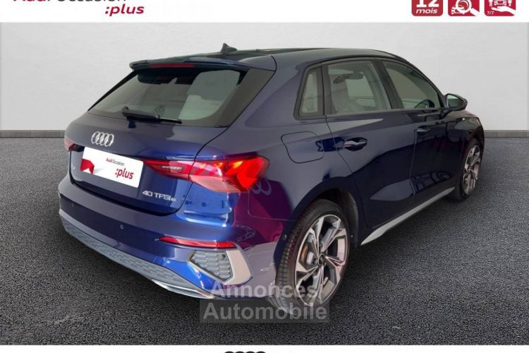 Audi A3 Sportback 40 TFSIe 204 S tronic 6 S Line - <small></small> 32.900 € <small>TTC</small> - #5