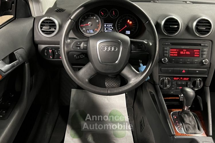 Audi A3 Sportback II PHASE 2 1.6 100 Cv BOITE AUTOMATIQUE 51 700 Kms ORIGINE FRANCE - GARANTIE 1 AN - <small></small> 11.970 € <small>TTC</small> - #10