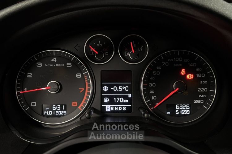 Audi A3 Sportback II PHASE 2 1.6 100 Cv BOITE AUTOMATIQUE 51 700 Kms ORIGINE FRANCE - GARANTIE 1 AN - <small></small> 11.970 € <small>TTC</small> - #11