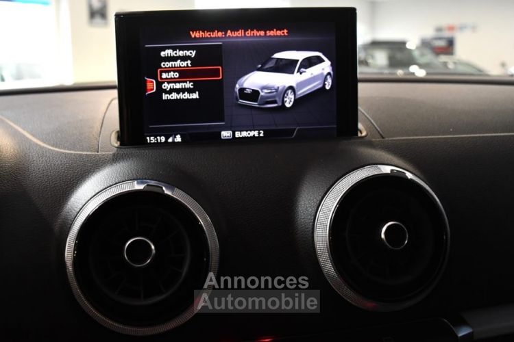 Audi A3 Sportback S-Line 35 TFSI 150 S-Tronic GPS Virtual ACC Caméra Pré Sense Lane Drive JA 18 - <small></small> 27.990 € <small>TTC</small> - #30