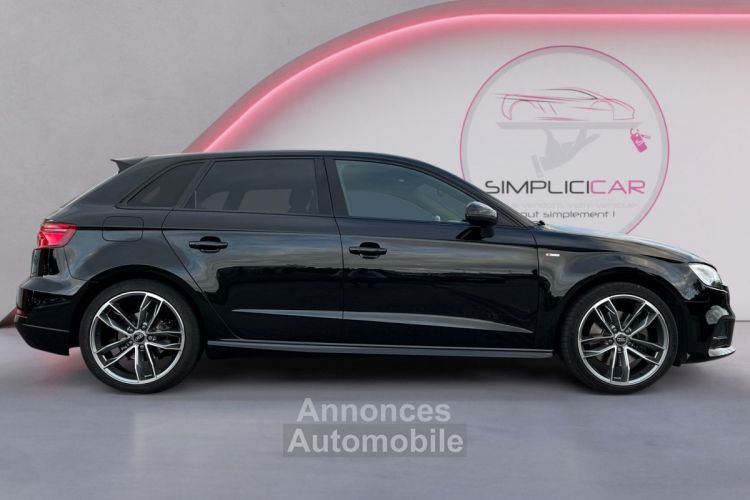 Audi A3 Sportback TFSI 150 S tronic 7 S LINE/FULL BLACK/CARPLAY/SIÈGES CHAUF/MATRIX LED/CAM RECUL/PACK CARBONE - <small></small> 26.490 € <small>TTC</small> - #9