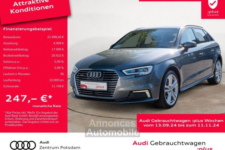 Audi A3 Sportback1.4TFSI e tron S line LED  - <small></small> 22.998 € <small>TTC</small> - #1