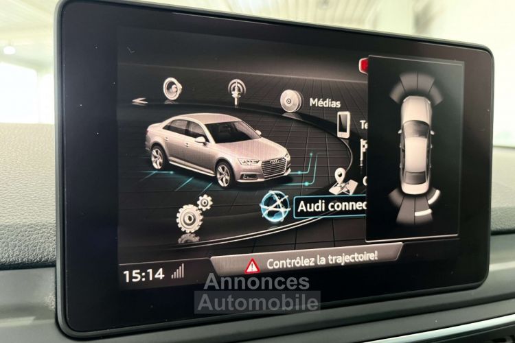 Audi A4 2.0 TDi S tronic CUIR LED GPS CLIM PDC JANTES - <small></small> 23.490 € <small>TTC</small> - #11