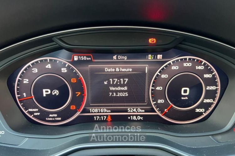 Audi A4 2.0 TFSI 190 ULTRA S-LINE S-TRONIC BVA Entretien jour Attelage amovible - <small></small> 21.490 € <small>TTC</small> - #15