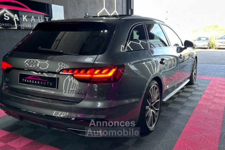 Audi A4 Avant 40 tdi 190 s tronic 7 quattro line toit ouvrant coffre electrique led matrix - <small></small> 32.990 € <small>TTC</small> - #3